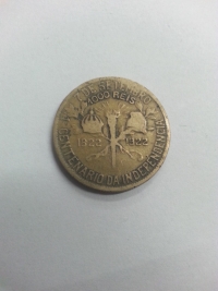 1000 RÉIS CENTENÁRIO DA INDEPENDÊNCIA (1822 A 1922)