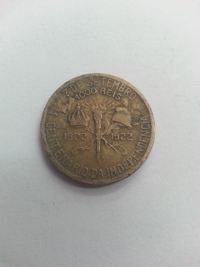 1000 RÉIS CENTENÁRIO DA INDEPENDÊNCIA (1822 A 1922)