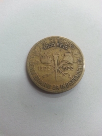 1000 RÉIS CENTENÁRIO DA INDEPENDÊNCIA (1822 A 1922) 