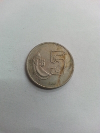 5 PESOS NOVOS