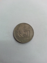 5 PESOS NOVOS