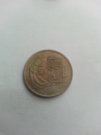 5 PESOS NOVOS