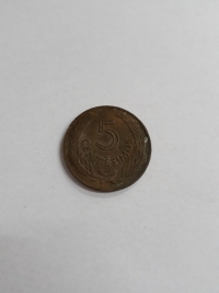 5 CENTÉSIMOS