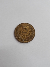 5 CENTÉSIMOS