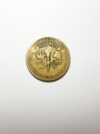 1000 RÉIS CENTENÁRIO DA INDEPENDÊNCIA (1822 A 1922)