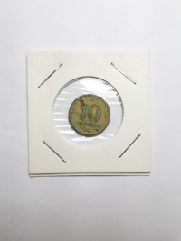 10 CENTAVOS (DEFEITO DE CUNHAGEM)