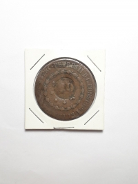 80 RÉIS COM CARIMBO DE 40