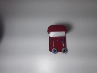 BRINCO OURO BRANCO COM PEDRA